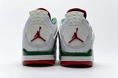 AQ3816-063 Air Jordan 4 Retro White Green Red