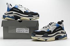 541624 w06e2 7080 Ba*len*cia*ga triple s black grey blue