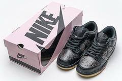 304292-003 Nike Dunk Low Pro SB Black Ostrich Skate