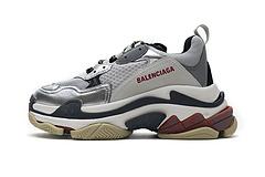 541624 w06e2 7320 Ba*len*cia*ga triple s grey silver