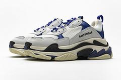 490672 w09o5 1005 Ba*len*cia*ga triple s black blue violet