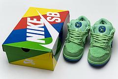 CJ5378-300 Grateful Dead x Nike SB Dunk Low Pro QS“ Green Bear”