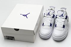 CT8527-115 Air Jordan 4 Retro “Metallic Purple”