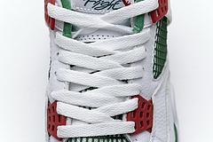 AQ3816-063 Air Jordan 4 Retro White Green Red
