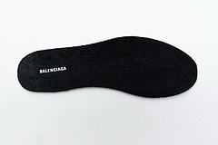 Ba*len*cia*ga speed clear sole sneaker black red