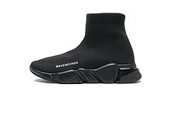 Ba*len*cia*ga speed clear sole sneaker black