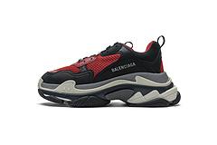 483513 w06e1 1006 Ba*len*cia*ga triple s black red grey