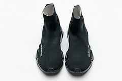 Ba*len*cia*ga speed clear sole sneaker black