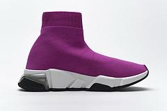 Ba*len*cia*ga speed clear sole sneaker fuchsia white