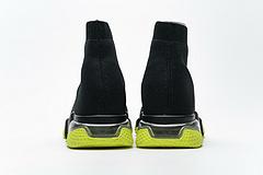 Ba*len*cia*ga speed clear sole sneaker black yellow fluo