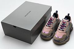 490672 w09o5 1036 Ba*len*cia*ga triple s grey pink