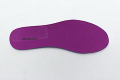 Ba*len*cia*ga speed clear sole sneaker fuchsia white