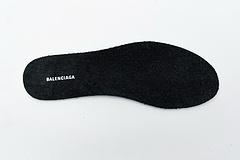 Ba*len*cia*ga speed clear sole sneaker black white red