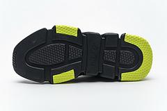 Ba*len*cia*ga speed clear sole sneaker black yellow fluo