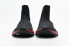 Ba*len*cia*ga speed clear sole sneaker black red