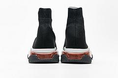 Ba*len*cia*ga speed clear sole sneaker black white red
