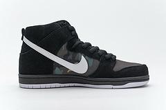 BQ6826-001 Nike SB Dunk High Pro Camo Black