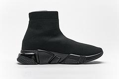 Ba*len*cia*ga speed clear sole sneaker black