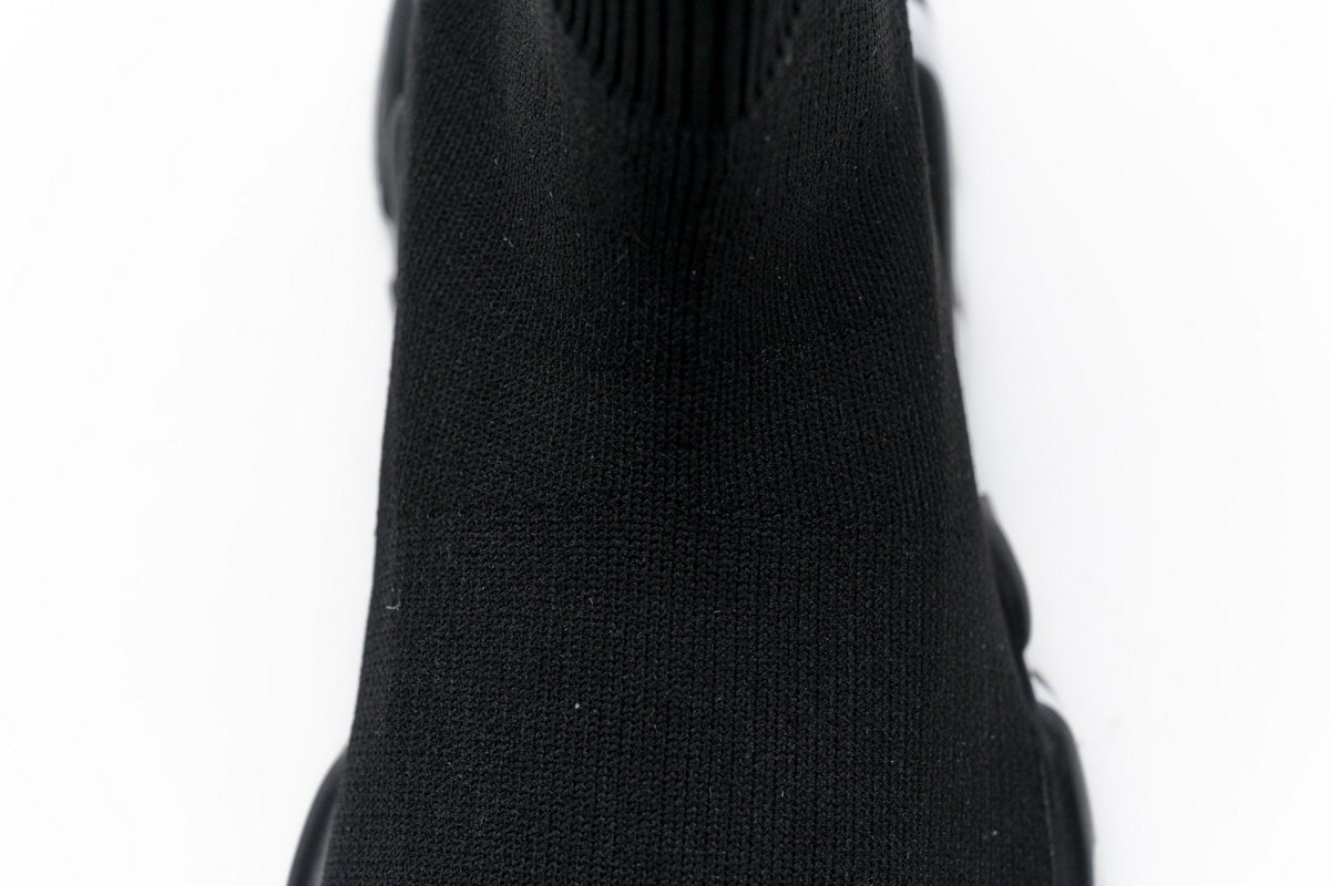 Ba*len*cia*ga stretch mesh high top sneaker all black
