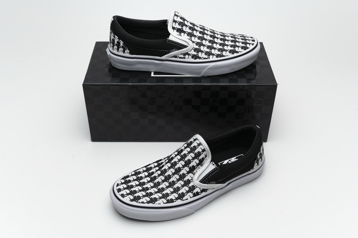 Vans Classic Slip-On Karl Lagerfeld Black White