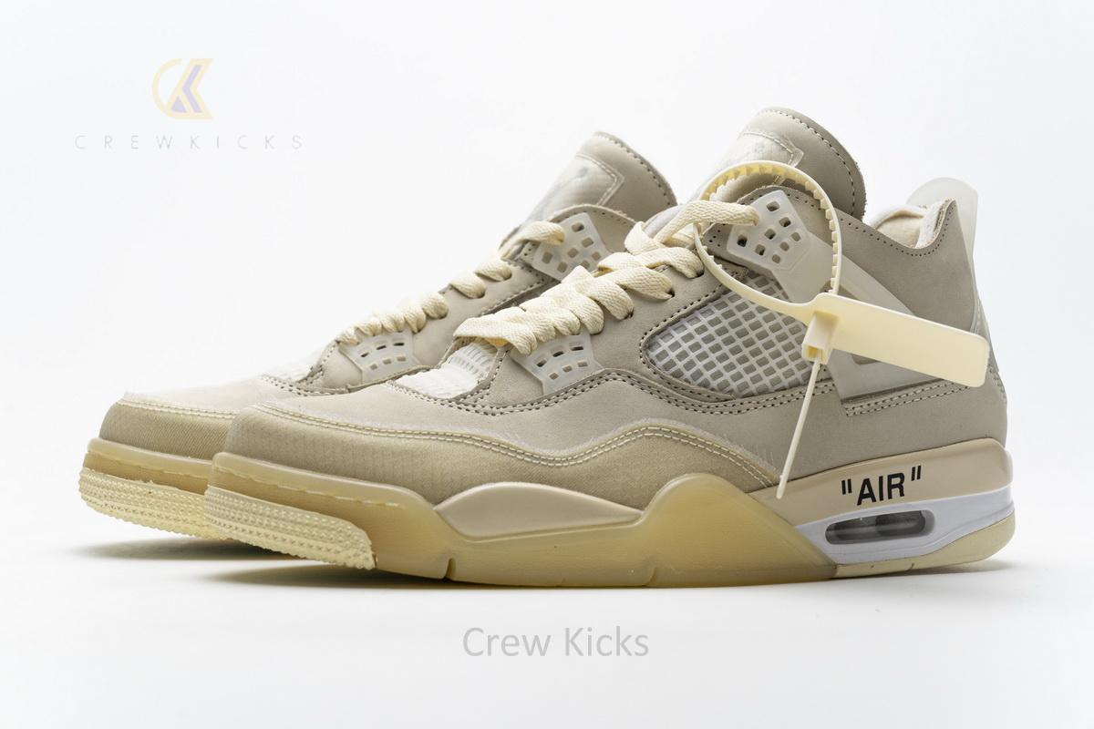 CV9388-100 OFF White x Air Jordan 4 Sail