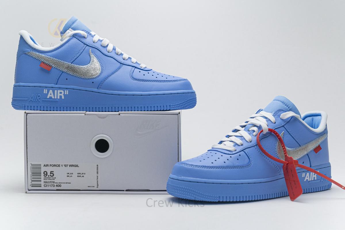 CI1173-400 OFF White X Air Force 1 ’07 Low MCA