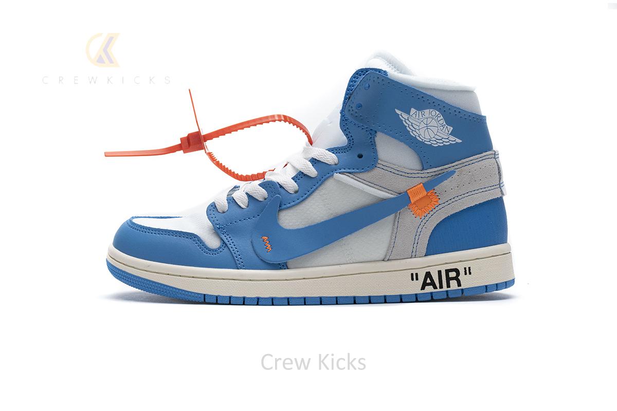 Jordan 1 Retro High Off-White University Blue Update Lace