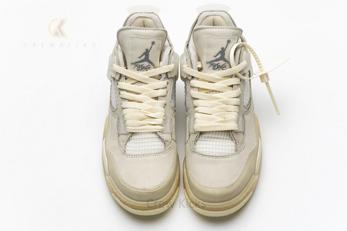 CV9388-100 OFF White x Air Jordan 4 Sail