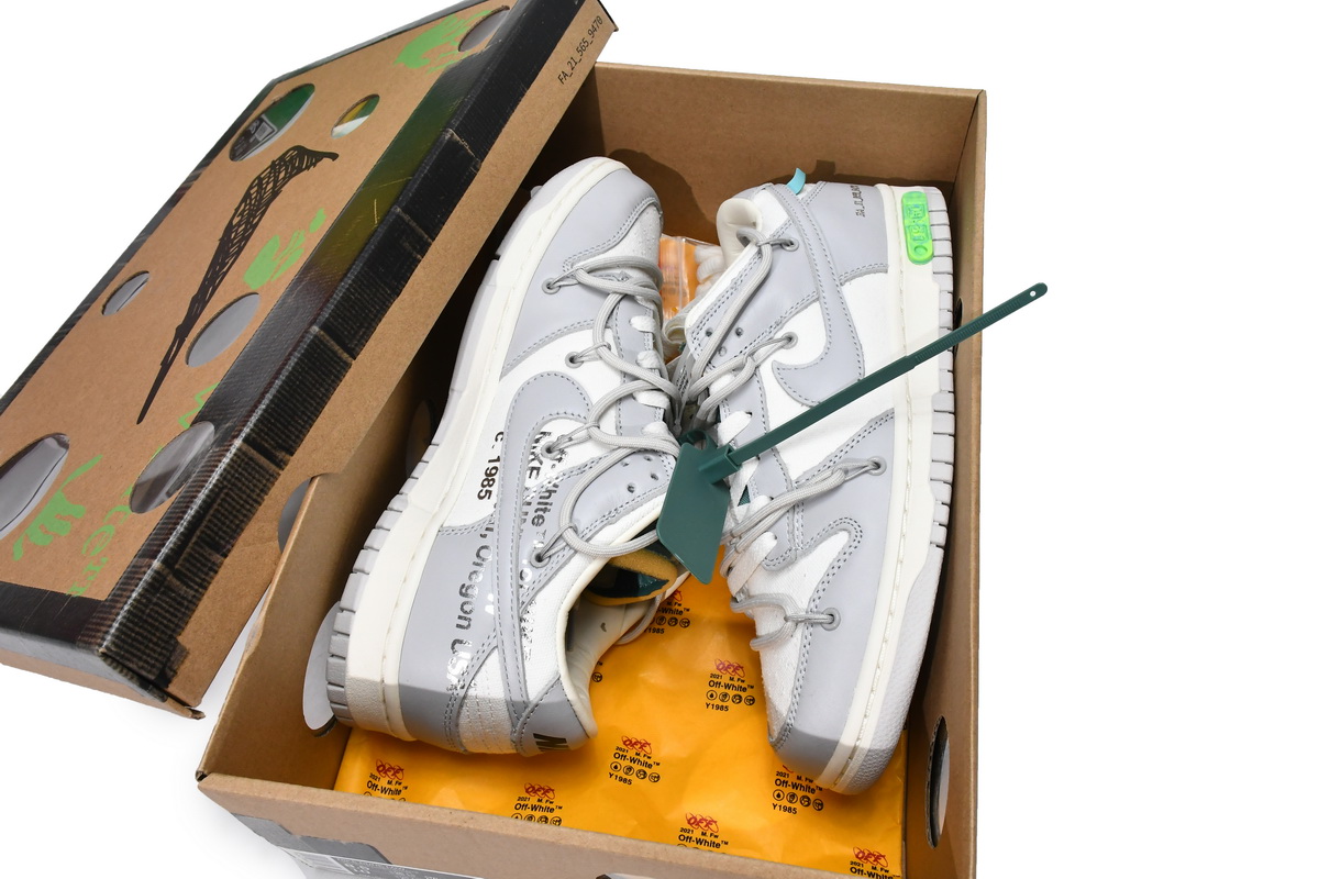 DM1602-117 OFF WHITE x Nike Dunk SB Low The 50 NO.42