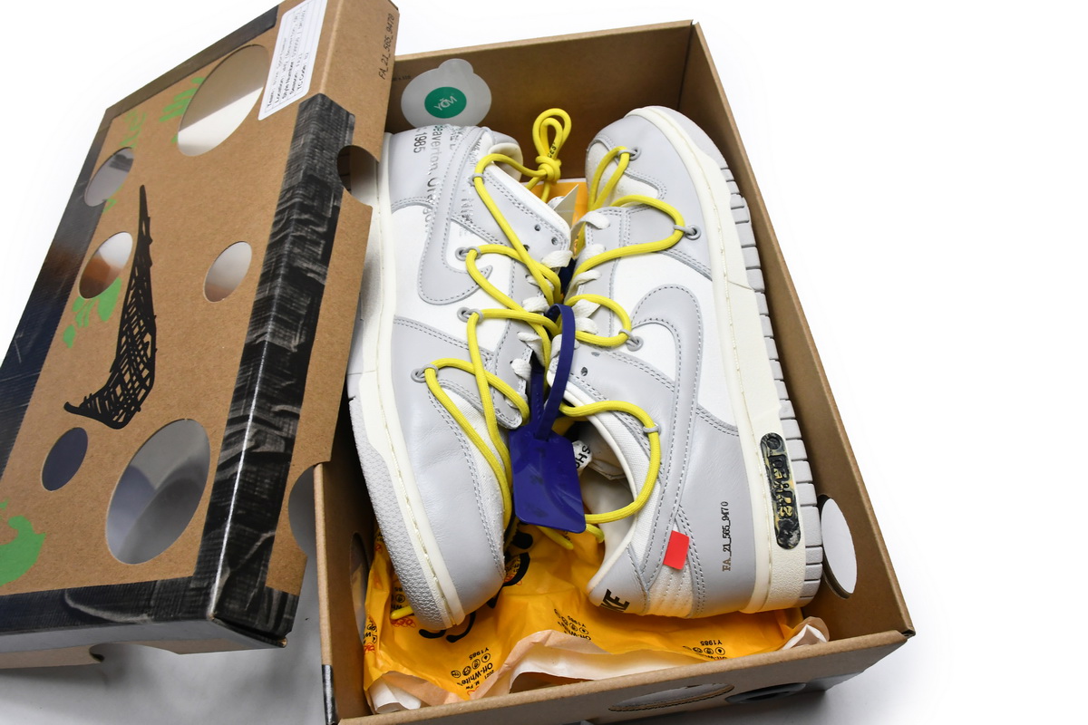 DM1602-120 OFF WHITE x Nike Dunk SB Low The 50 NO.27