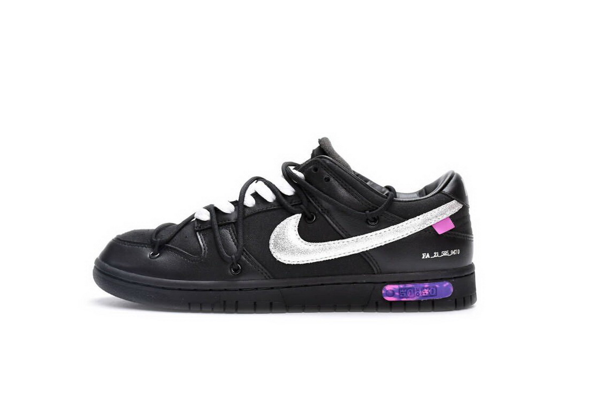 DM1602-001 OFF WHITE x Nike Dunk SB Low The 50 NO.50