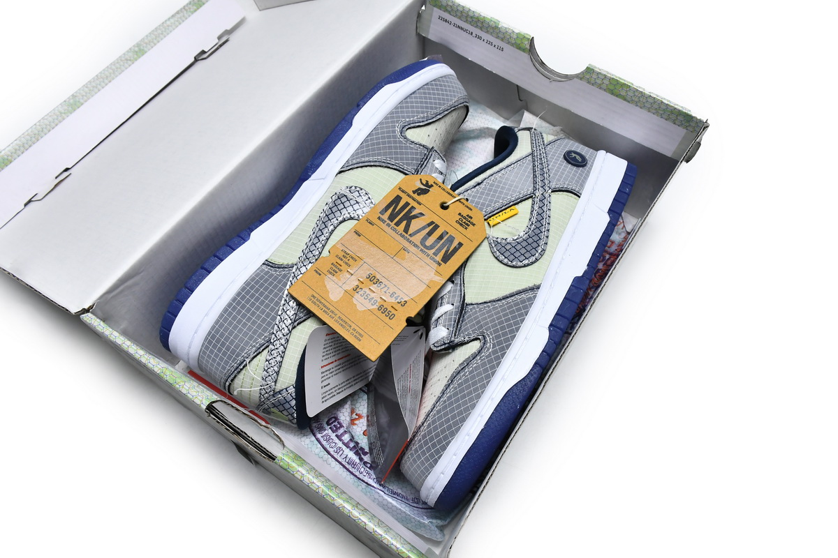 DJ9649-401 Union x Nike Dunk Low Midnight Navy