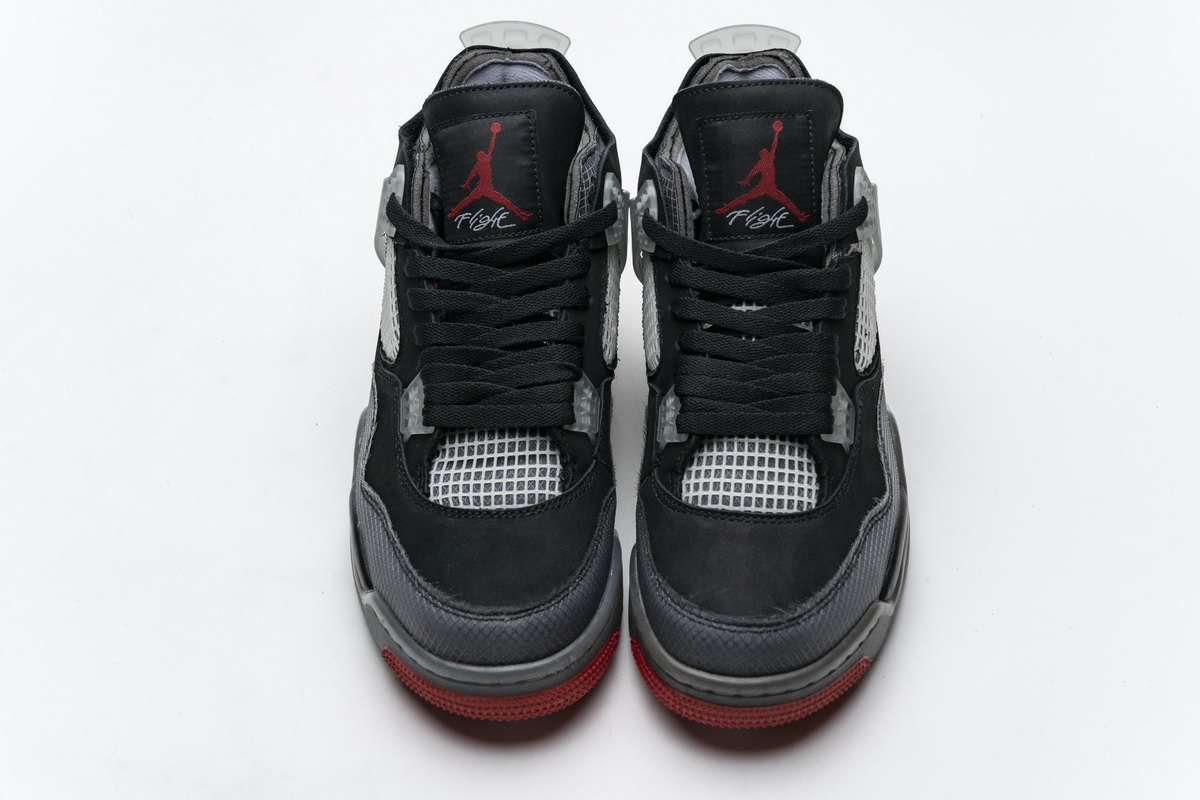 CV9388-001 OFF White x Air Jordan 4 Bred