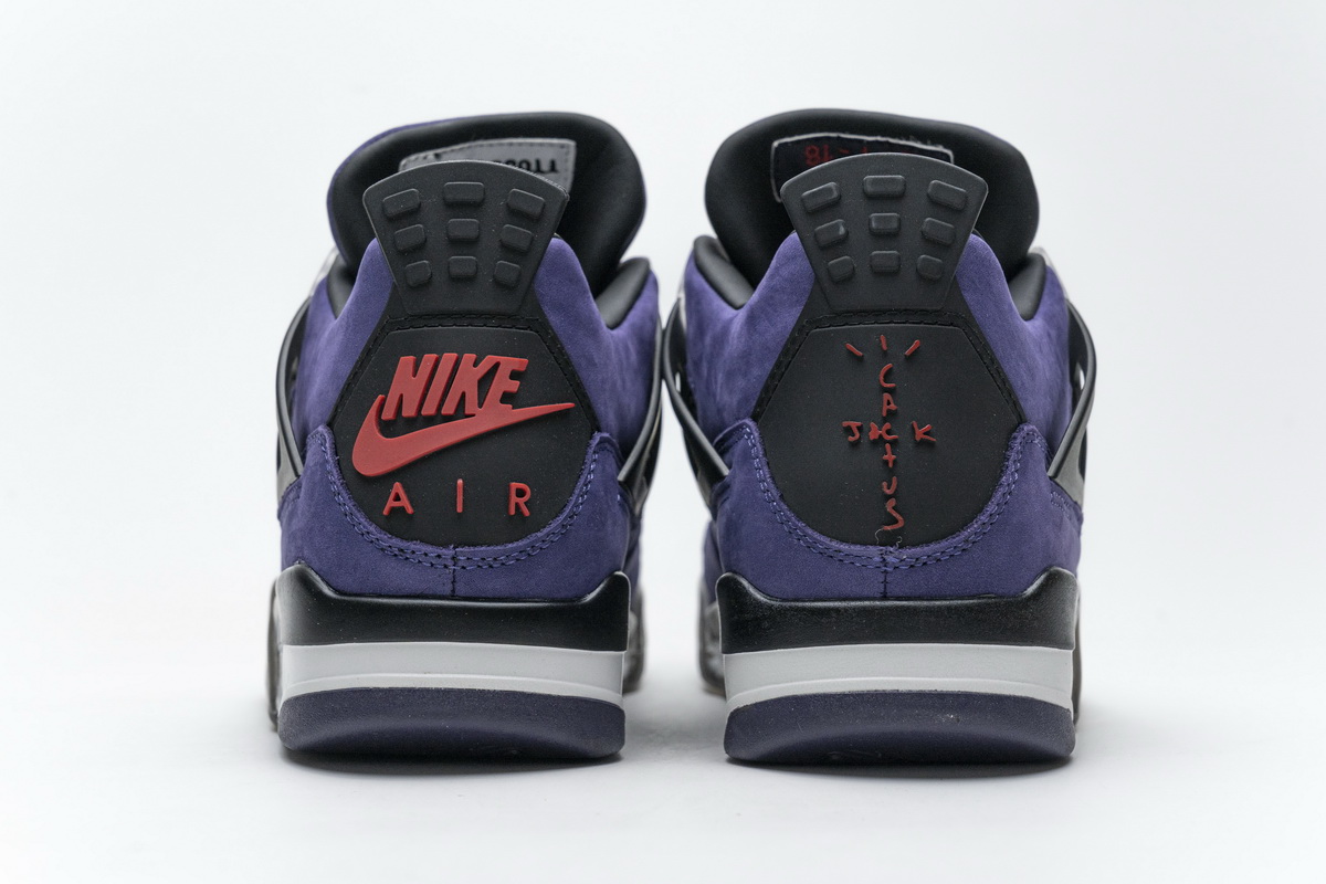 AJ4-766302 Travis Scott x Air Jordan 4 Retro Purple