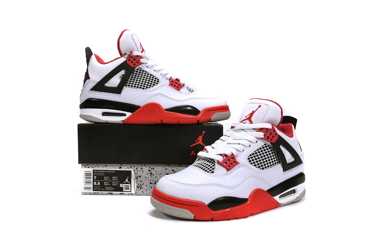DC7770-160 Air Jordan 4 Fire Red