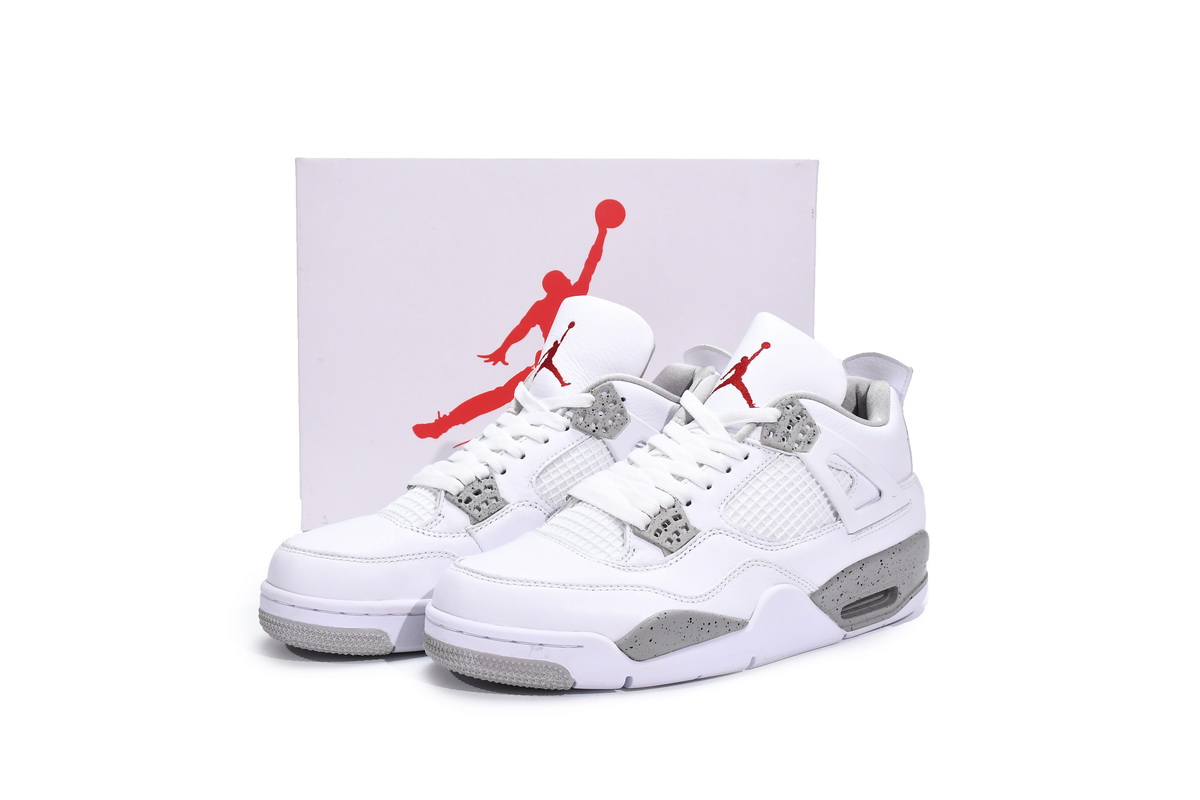 CT8527-100 Air Jordan 4 White Oreo