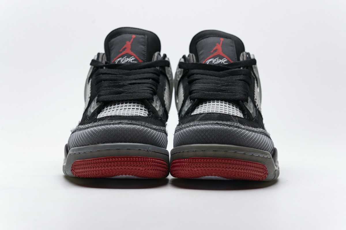 CV9388-001 OFF White x Air Jordan 4 Bred