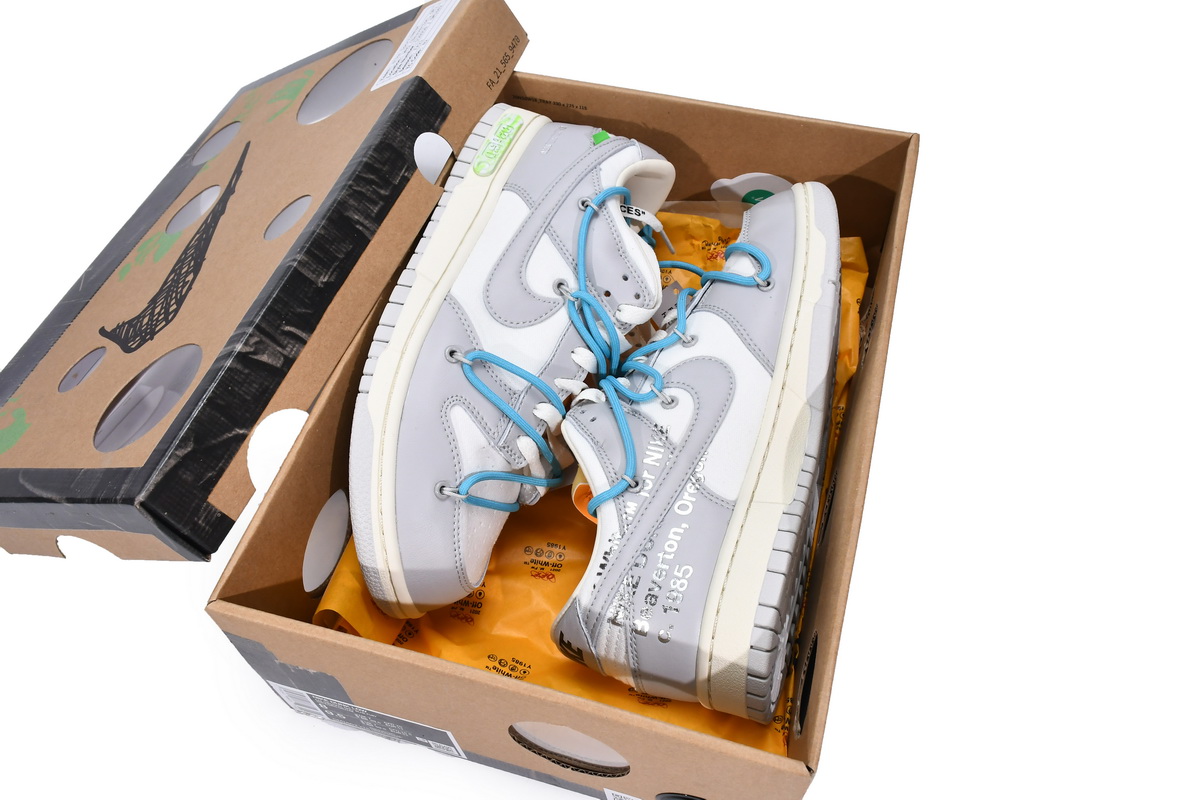 DM1602-115 OFF WHITE x Nike Dunk SB Low The 50 NO.2
