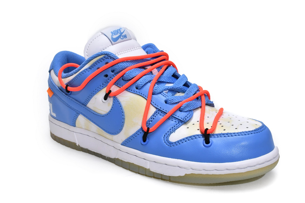DD0856-403 Off White x Futura x Dunk Low SB UNC