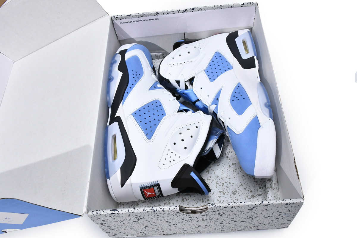 CT8529-410 Air Jordan 6 UNC