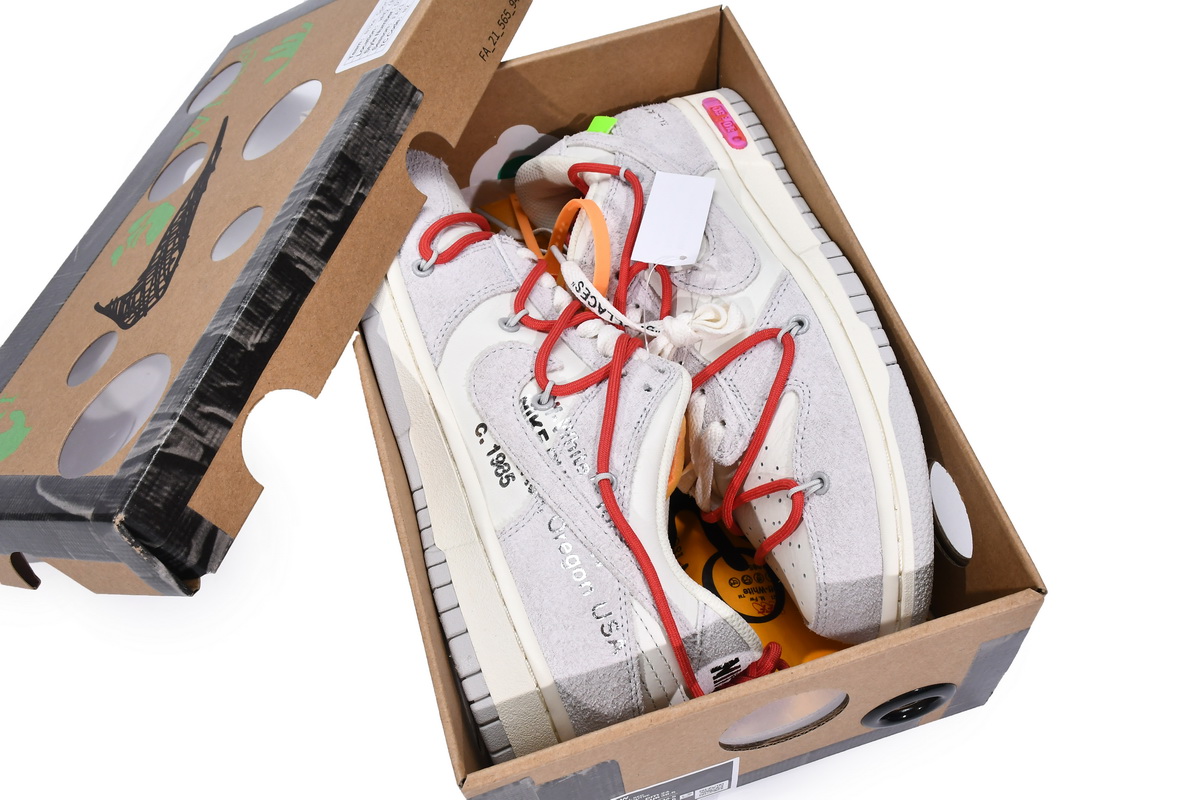 DJ0950-103 OFF WHITE x Nike Dunk SB Low The 50 NO.40