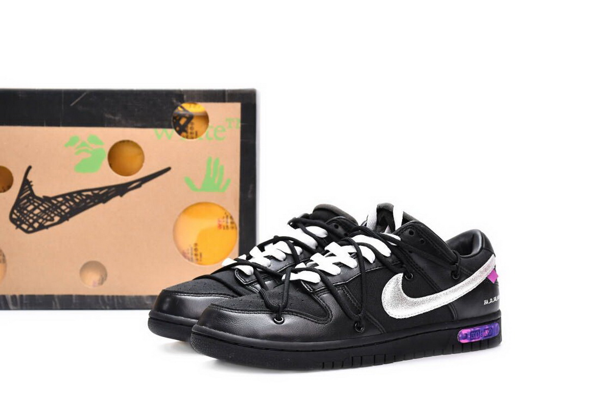 DM1602-001 OFF WHITE x Nike Dunk SB Low The 50 NO.50