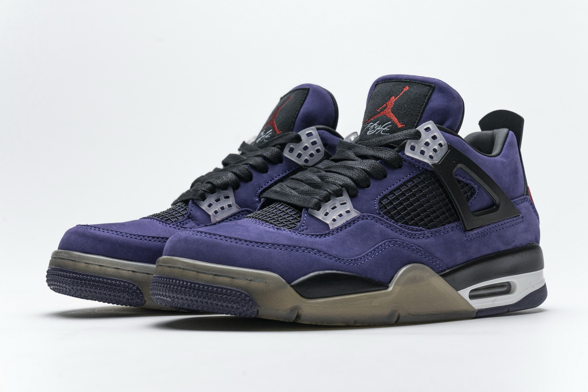 AJ4-766302 Travis Scott x Air Jordan 4 Retro Purple