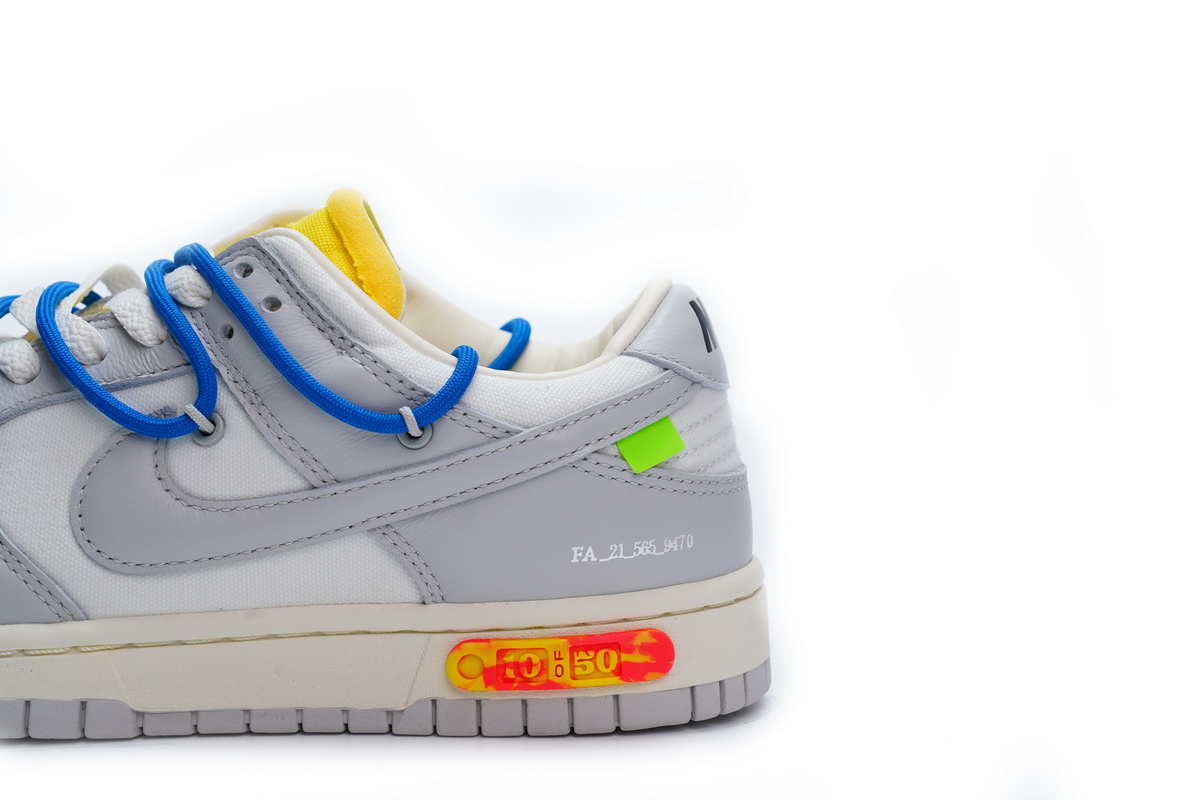 DM1602-112 OFF WHITE x Nike Dunk SB Low The 50 NO.10
