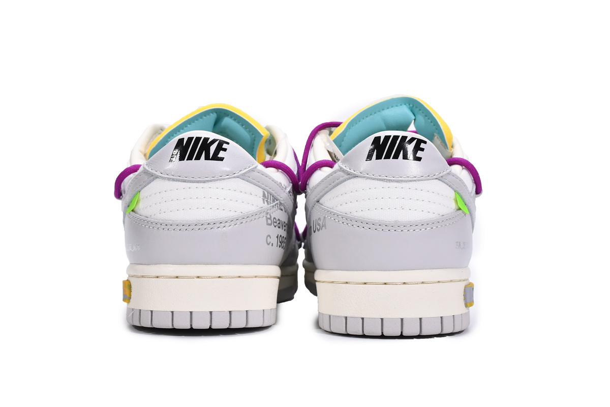 DM1602-100 OFF WHITE x Nike Dunk SB Low The 50 NO.21
