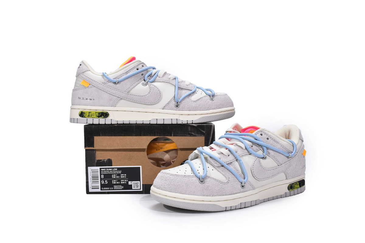 DJ0950-113 OFF WHITE x Nike Dunk SB Low The 50 NO.38
