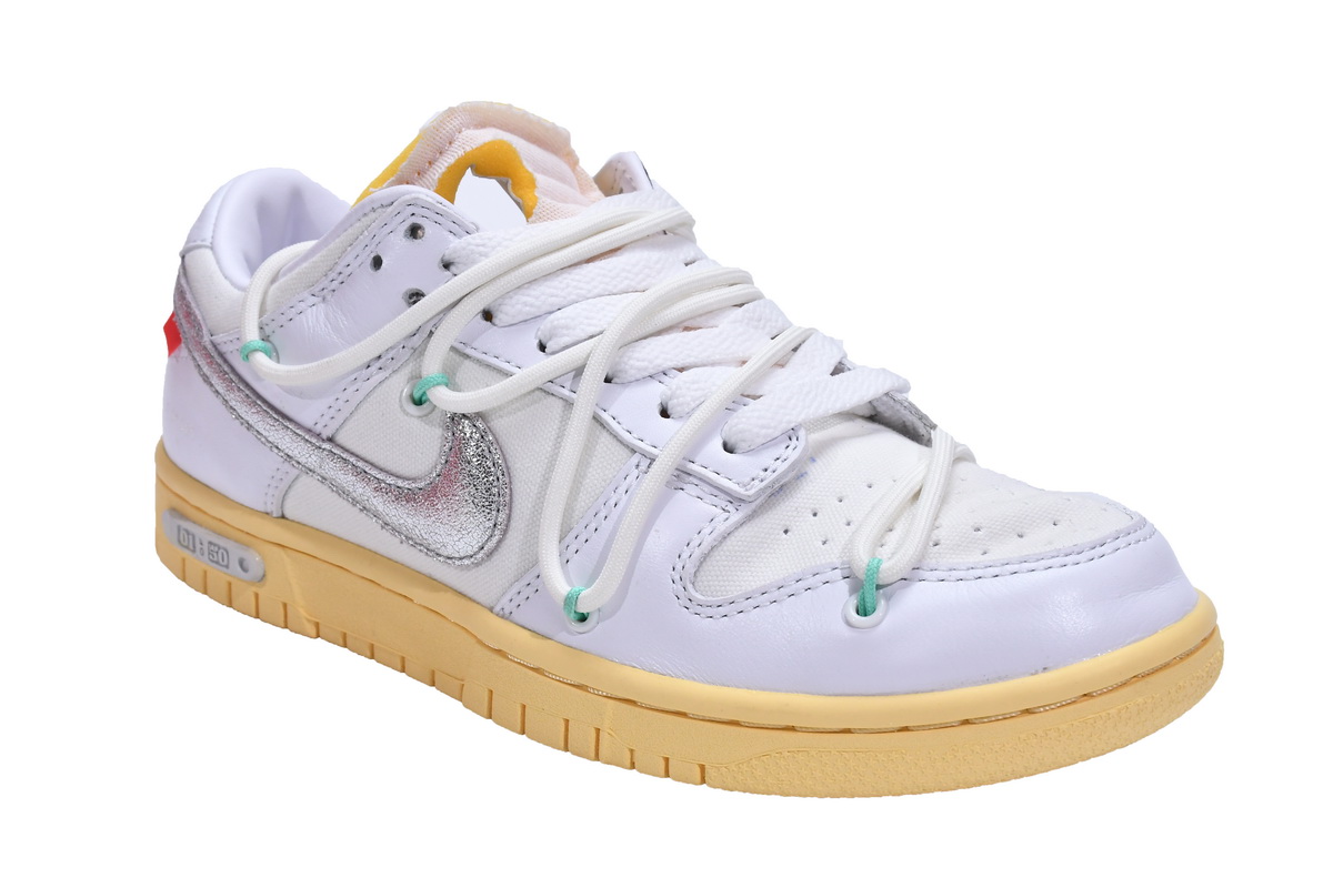 DM1602-127 OFF WHITE x Nike Dunk SB Low The 50 NO.1
