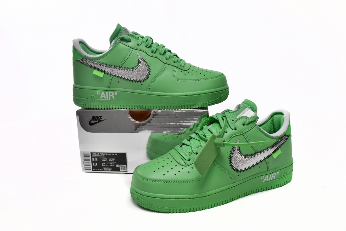 OFF White X Air Force 1 Low Green