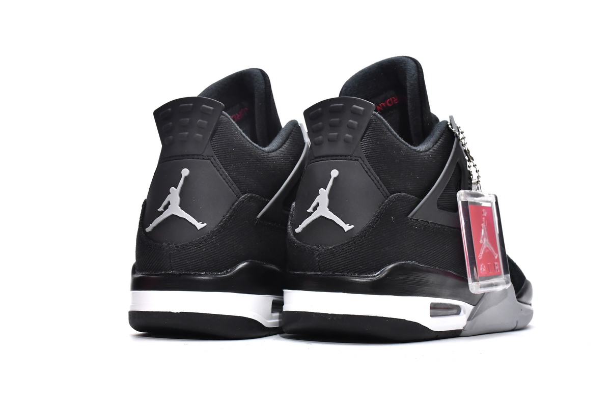 Air Jordan 4 Black Canvas