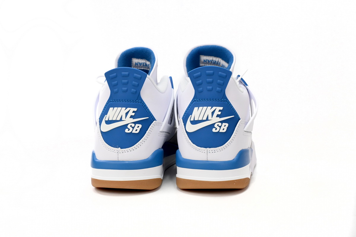 Nike SB x Air Jordan 4 White Blue